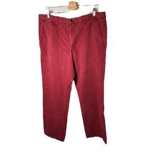 Dockers D3 Classic Fit Khaki Diem Red Pants 38x34 Straight 100% Cotton